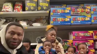Thumbnail for nigger Brings His Entire Family Including Several Hungry Children To Walmart Grabs Food, Sits On Floor And Has A Picnic In The Middle Of The Isle