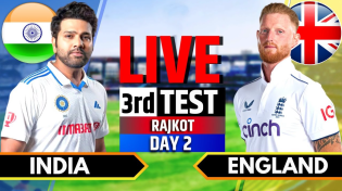 Thumbnail for India vs England, 3rd Test | India vs England Live | IND vs ENG Live Score & Commentary, Session 3 | Iqbal Sports