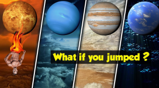 Thumbnail for What if you jumped into every planet? | Sciencephile the AI