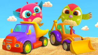 Thumbnail for 🔴Baby cartoons for kids & Hop Hop the owl full episodes LIVE. Street vehicles for kids. | Hop Hop the Owl