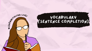 Thumbnail for VOCABULARY | CSE 2025 - Sentence Completion