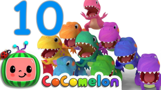 Thumbnail for Dinosaurs T-Rex Number Song | CoComelon Nursery Rhymes & Kids Songs | Cocomelon - Nursery Rhymes
