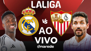 Thumbnail for REAL MADRID X SEVILLA AO VIVO - LA LIGA AO VIVO - COM VINI JÚNIOR E MBAPPÉ EM CAMPO | Na Rede Oficial