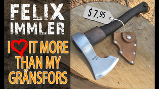 Thumbnail for How to transform a 8 dollar hardware store splitting hatchet into a outstanding carving axe ! | Felix Immler