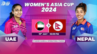Thumbnail for UAE vs NEPAL | ACC WOMEN'S ASIA CUP 2024 | Match 1
