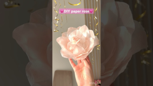 Thumbnail for DIY paper rose💗 | Sonya Art 22