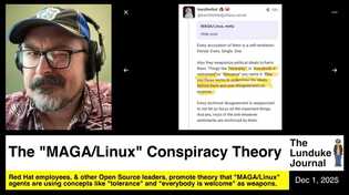 Thumbnail for The "MAGA/Linux" Conspiracy Theory | The Lunduke Journal