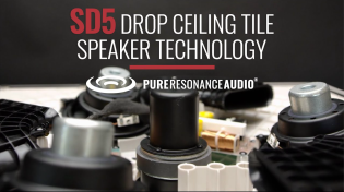 Thumbnail for Drop Ceiling Tile Speaker System Array Technical Features Overview Of The Pure Resonance Audio SD5 | Pure Resonance Audio