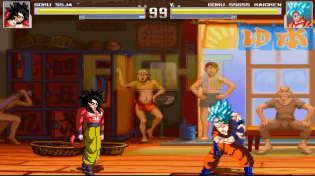 Thumbnail for Goku (Super Saiyan 4) vs Goku (SSGSS Kaioken) - MUGEN (Gameplay) S2 • E28