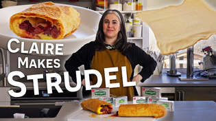 Thumbnail for Claire Saffitz’s Cherry Strudel Recipe – Flaky & Delicious | Dessert Person