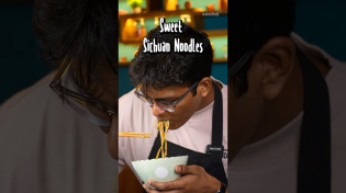 Thumbnail for Quick Recipe Manas delivering a noodles recipes for you in 1 day! ✨Sweet Sichuan Noodles✨ | Cookd