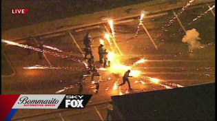 Thumbnail for Protesters throw fireworks and rocks at police officers | FOX 2 St. Louis