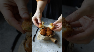 Thumbnail for Crispy Cheesy Potato Balls😋 #food | Turkuaz Kitchen