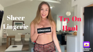 Thumbnail for SHEER Sexy Lingerie Try On Haul | Shein ❤️ | Briar Riley
