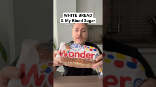 Thumbnail for White bread and my blood sugar.  ￼#bloodsugar #glucose #insulinresistant1 #whitebread | Insulin Resistant 1 