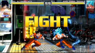 Thumbnail for Ultra Instinct Goku vs Goku (SSGSS Kaioken) - M.U.G.E.N.