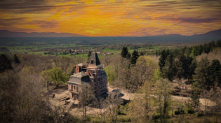 Thumbnail for The view for miles, from the chateau lookout tower. | Escape to rural France