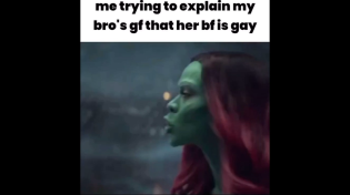 Thumbnail for me trying to explain to my bro’s gf that her bf is gay | FunnyMemeSpot