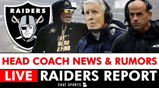 Thumbnail for Raiders LIVE: Head Coach News & Search Continues For Las Vegas + Deion Sanders Rumors | Raiders Report by Chat Sports