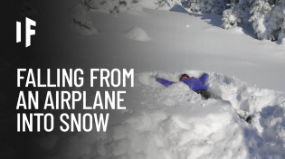 Thumbnail for What If You Fell from an Airplane Into Fresh Snow? | What If