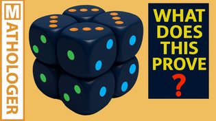 Thumbnail for I Built an Original One-Glance Proof from Dice | Mathologer