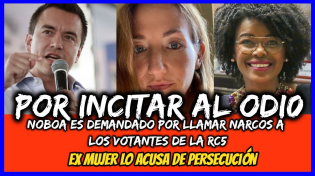 Thumbnail for Por incitar al Odi0. Noboa es demandado por llamar Narcos a  RC5. Ex mujer lo acusa de persecución | Hablando claro con Nelson Salazar