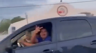 Thumbnail for Fat Mexican Crashes Car In Bout Of Road Rage