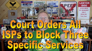Thumbnail for Court Orders All ISPs to Block Three Specific Services | Steve Lehto