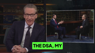 Thumbnail for Bill Maher’s audience audibly gasps when he reads what the Democratic Socialists of America are actually saying out loud