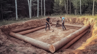 Thumbnail for Two Men Build HUGE CABIN Underground | Start to Finish by @lifeinthesiberianforest1 | Quantum Tech HD