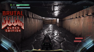 Thumbnail for Brutal Doom Black Edition 3.35 [Rain, Parallax, Visor, Relighting] - Enhanced E1M9 | 4K/60 | IIRaZZoRII