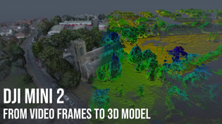 Thumbnail for DJI Mini 2 | How to create a 3D model from video frames in Reality Capture | Iulian Praz