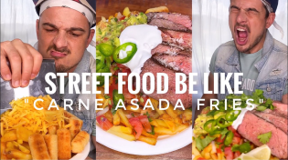 Thumbnail for STREET food be like❣️Small Carne asada fries,pico de gallo,guacamole, and move!😌❣️| CHEFKOUDY ❤️‍🔥 | chefkoudy