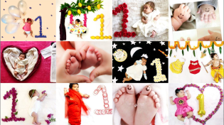 Thumbnail for 🦋 Beautiful First month baby photoshoot ideas👶at home 🏡/Shining 🌟 Swathi/#babyphotoshootideas 🦋🥰 | Shining Swathi