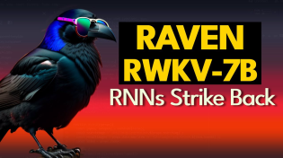 Thumbnail for Raven - RWKV-7B RNN's LLM Strikes Back | Sam Witteveen