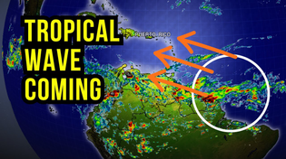Thumbnail for Tropical Wave heads to the Caribbean... | Mr. Weatherman