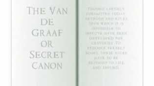 Thumbnail for The Van de Graaf - the method of construction of a classic book layout