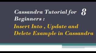 Thumbnail for Insert Into Update and Delete Example in Cassandra | Adam Tech