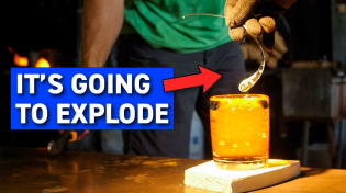 Thumbnail for MOLTEN GLASS VS Prince Rupert's Drop - Smarter Every Day 285 | SmarterEveryDay
