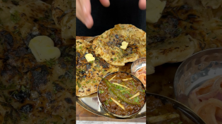 Thumbnail for Amritsari Kulcha ASMR Cooking || #shorts #food #cooking #asmr #recipe #indianasmrworld #streetfood | Indian ASMR World