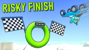 Thumbnail for I Built a PAINFUL Track With a RISKY Finish! | Kosmonaut