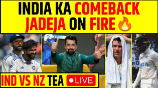 Thumbnail for 🔴RAVINDRA JADEJA ON FIRE 🔥, INDIA KA COMEBACK | INDIA VS NEW ZEALAND 3RD TEST TEA BREAK | Sports Yaari