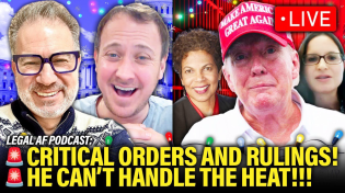 Thumbnail for LIVE: Trump is in for RUDE AWAKENING as Cases HEAT UP | Legal AF