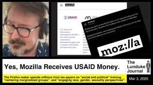 Thumbnail for Yes, Mozilla Receives USAID Money. | The Lunduke Journal