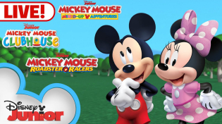 Thumbnail for 🔴 LIVE! Mickey Mouse Clubhouse + Roadster Racers + Mixed-Up Adventures Full Episodes@disneyjunior | Disney Junior