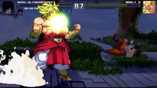 Thumbnail for 2 Ultra Instinct Gokus vs Broly (Legendary Super Saiyan) - M.U.G.E.N.