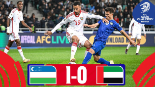 Thumbnail for Shukurov’s goal delivers a vital win! | Uzbekistan - UAE | Highlights #AsianQualifiers - Road To 26