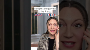 Thumbnail for Daylight savings in the US vs France #usa #american #france #french #cultureshock | Roya