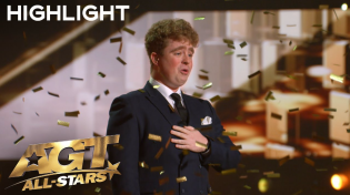 Thumbnail for Golden Buzzer: Tom Ball WOWS The Judges With "The Sound of Silence" | AGT: All-Stars 2023 | America's Got Talent
