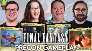 Thumbnail for FIRST LOOK FINAL FANTASY COMMANDER | Terra VS Cloud VS Tidus VS Y'shtola | The Spike Feeders